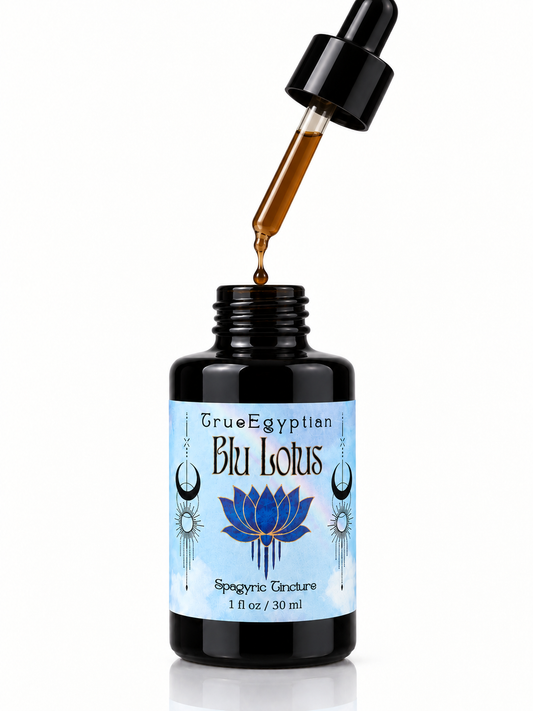 True Egyptian Blue Lotus Spagyric Tincture (Nymphaea Caerulea)