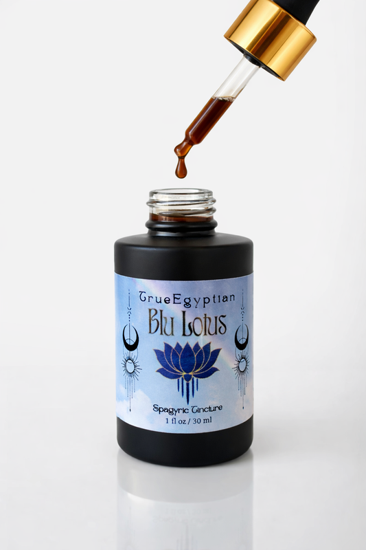 True Egyptian Blue Lotus Spagyric Tincture (Nymphaea Caerulea)
