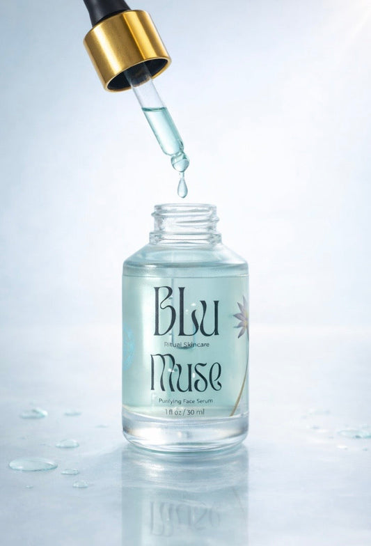 True Egyptian Blue Lotus & Blue Tansy Face Serum (Nymphaea Caerulea)